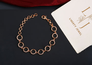 Rose Gold Ring Bracelet