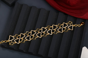 Gold Triangle Bracelet