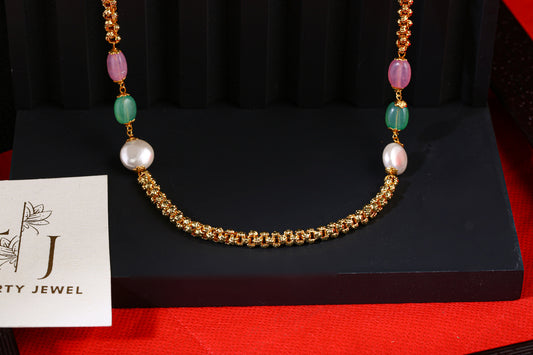 Multi-Gem Elegance Necklace