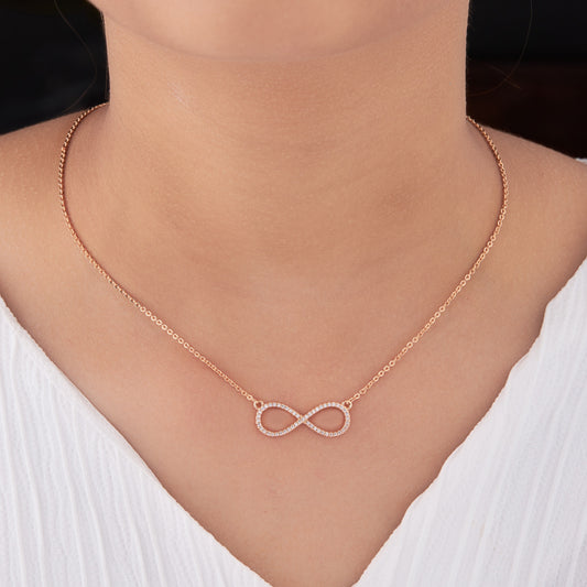 INFINITY DIAMOND NECKLACE