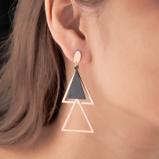 BIG TRIANGLE EARING