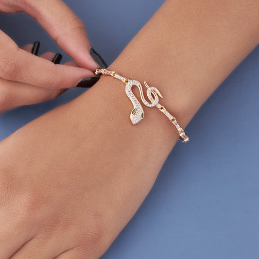 SNAKE DIAMOND BRACELET