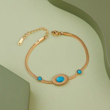 BLUE STONE BRACELET